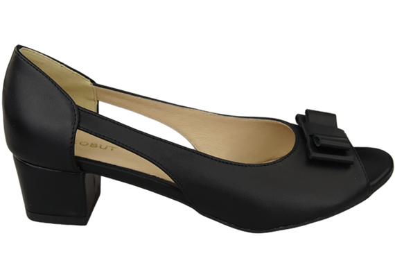 Damenschuhe Sandalen Schwarz Naturleder 145 ElitaBut