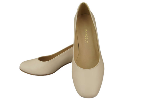 Damenschuhe Pumps Naturleder 171 Beige ElitaBut