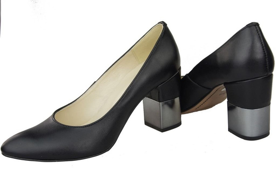 Damenschuhe Pumps Schwarz Naturleder 144 ElitaBut