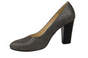 Damenschuhe Pumps, Naturleder, Schuppenmotiv, Grau 926 ElitaBut