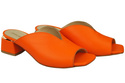 Damen Schuhe Absätze Flip Flops Orange Naturleder 210 ElitaBut