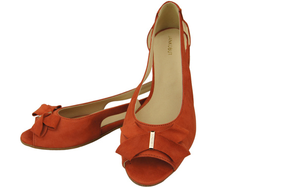 Schuhe Damensandalen Ziegelrot Naturleder Wildleder 994 Kombination aus Stil und Komfort ElitaBut