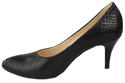 Damenschuhe Pumps Schwarz Schlangenmotiv, Naturleder 150 ElitaBut