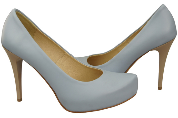 Damen Footwear Hellblau Stiletto Pumps Naturleder 205 ElitaBut