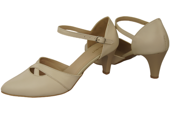 Damenschuhe Beige Sandalen, Naturleder 151 ElitaBut