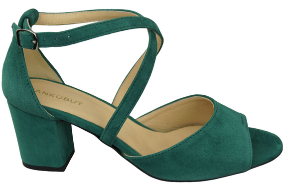 Damenschuhe Malachit-Sandalen, Naturleder, Wildleder 111 ElitaBut