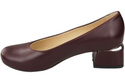 Damenschuhe Pumps Naturleder 159 Burgund ElitaBut