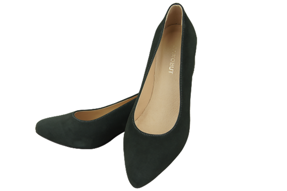 Damenschuhe Graphite Pumps Natürliches Wildleder 143 Von ElitaBut