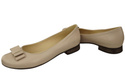 Damen Ballerinas Naturleder Cappuccino Bright 702 ElitaBut