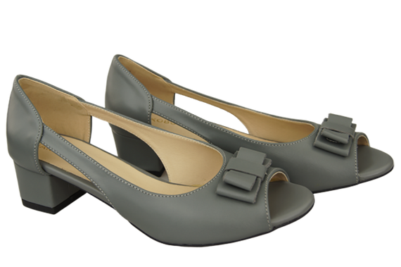 Damenschuhe Sandalen Grau Naturleder 145 ElitaBut