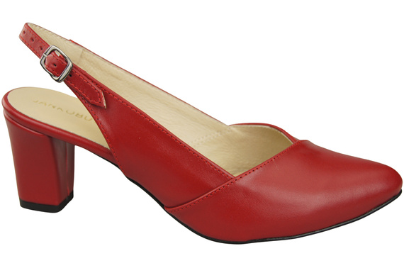 Damen Footwear Rot Stiletto Sandalen Natural Leder 217 ElitaBut