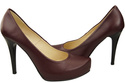 Damen Footwear Burgund Stiletto Pumps Naturleder 205 ElitaBut