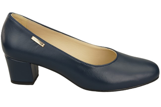 Damenschuhe Pumps Naturleder 172 Marineblau ElitaBut