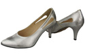Damenschuhe Silber Pumps Naturleder 166 ElitaBut