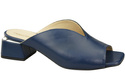 Damen Schuhe Absätze Flip Flops Marineblau Naturleder 210 ElitaBut