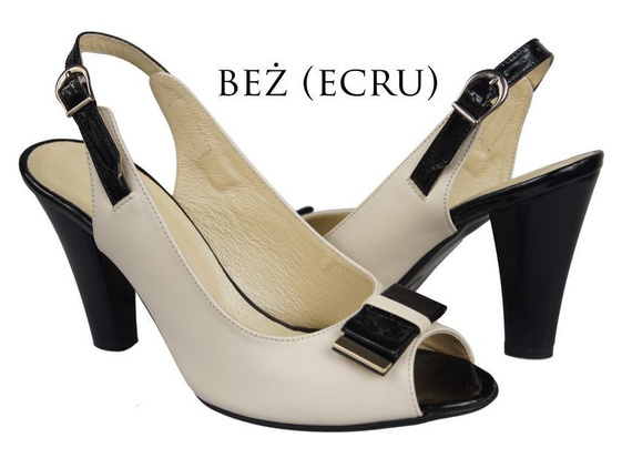 Damenschuhe Sandalen, Naturleder, Beige 843 W ElitaBut