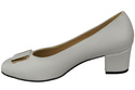 Damenschuhe Pumps Naturleder 187 Weiß ElitaBut