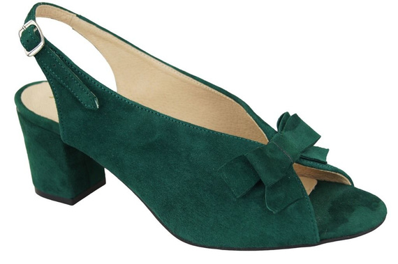Damenschuhe Malachit-Sandalen, Naturleder, Wildleder 148 ElitaBut