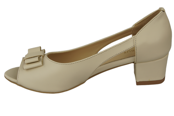 Damenschuhe Beige Sandalen Naturleder 145 ElitaBut