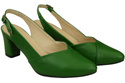 Damen Footwear Grün Stiletto Sandalen Natural Leder 217 ElitaBut