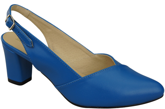 Damen Footwear Blau Stiletto Sandalen Natural Leder 217 ElitaBut