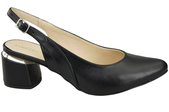 Damenschuhe Sandalen Schwarz Naturleder 196 ElitaBut