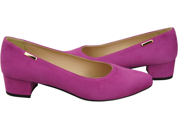 Bequeme Damen-Schuhe Cyclamen aus echtem Veloursleder 220 Z ElitaBut