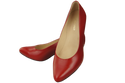 Damenschuhe Rote Pumps aus Naturleder mit Zierabsatz 158 ElitaBut