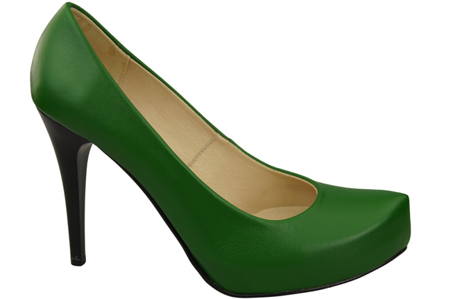 Damen Footwear Grün Stiletto Pumps Naturleder 205 ElitaBut