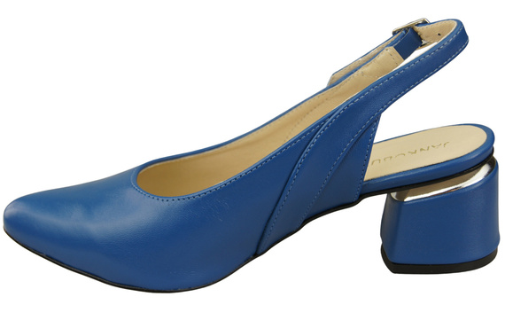 Damenschuhe Sandalen Blau Naturleder 196 ElitaBut