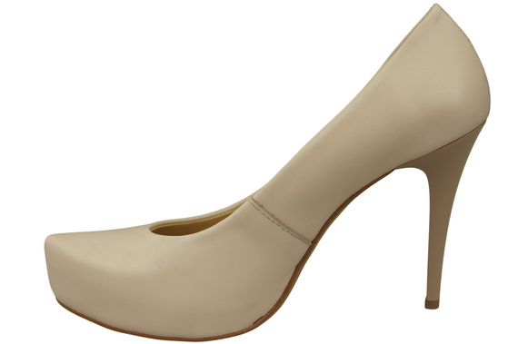 Damen Footwear Beige Stiletto Pumps Naturleder 205 ElitaBut