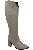 Stilvolle Damen Helle Esche Stiletto Stiefel Naturleder 211 ElitaBut