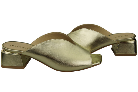 Damen Schuhe Absätze Flip Flops Gold Naturleder 210 ElitaBut