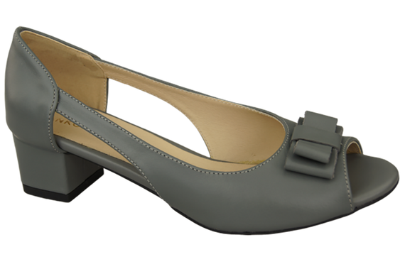 Damenschuhe Sandalen Grau Naturleder 145 ElitaBut