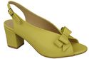 Damenschuhe Zitronensandalen, naturnarbiges Leder, 148 L ElitaBut
