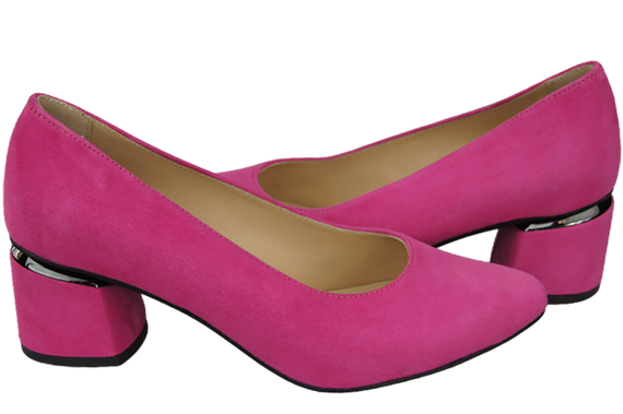 Damenschuhe Pumps Fuchsia Natürliches Wildleder 143 Von ElitaBut