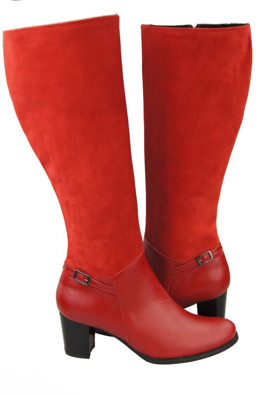 Schuhe Damenstiefel, Naturleder 101 Red ElitaBut