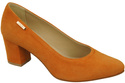 Damenschuhe Pumps Orange Naturleder Wildleder 106 ElitaBut