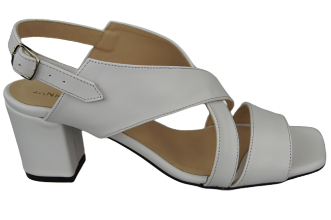 Damenschuhe Sandalen Weiß Naturleder 149 ElitaBut