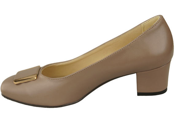 Damenschuhe Pumps Naturleder 187 Cappuccino Dark ElitaBut