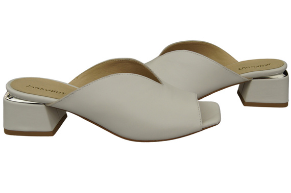 Damen Schuhe Absätze Flip Flops Weiß Naturleder 210 ElitaBut