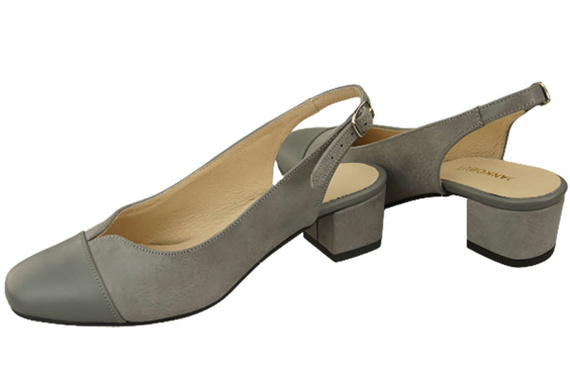 Damenschuhe Sandalen Naturleder 165 Grau ElitaBut