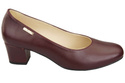 Damenschuhe Pumps Naturleder 172 Burgund ElitaBut