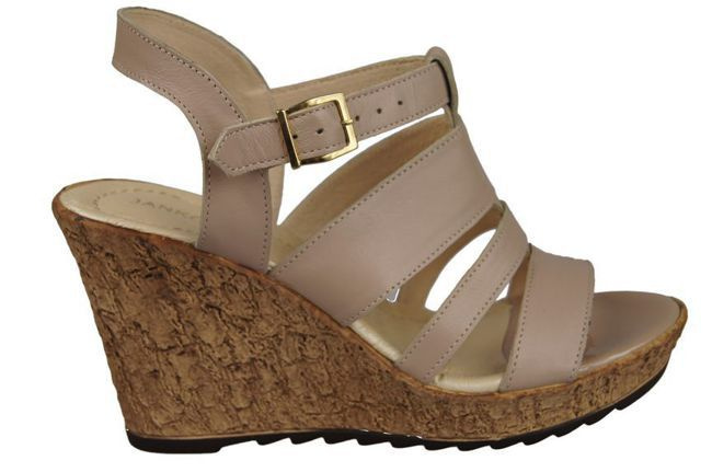 Damenschuhe Sandalen, Naturleder Cappuccino 921 ElitaBut