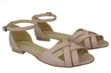 Schuhe Damen Sandalen Puderrosa Naturleder 128 ElitaBut
