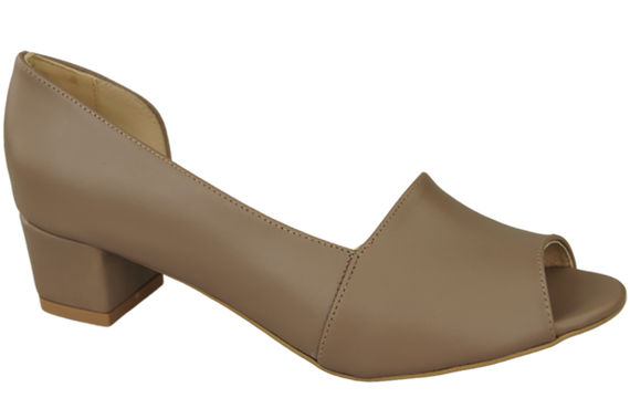 Damenschuhe Cappuccino Sandalen Naturleder 147 ElitaBut