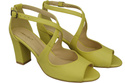 Damenschuhe Zitronensandalen, Naturleder 186 ElitaBut