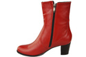 Damenstiefel, warm, Naturleder, Rot 882 von ElitaBut