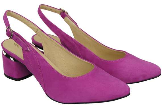 Damensandalen aus natürlichem Wildleder Cyclamen Eleganz und Komfort 196 von ElitaBut