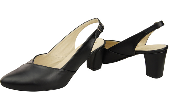 Damen Footwear Schwarz Stiletto Sandalen Natural Leder 217 ElitaBut